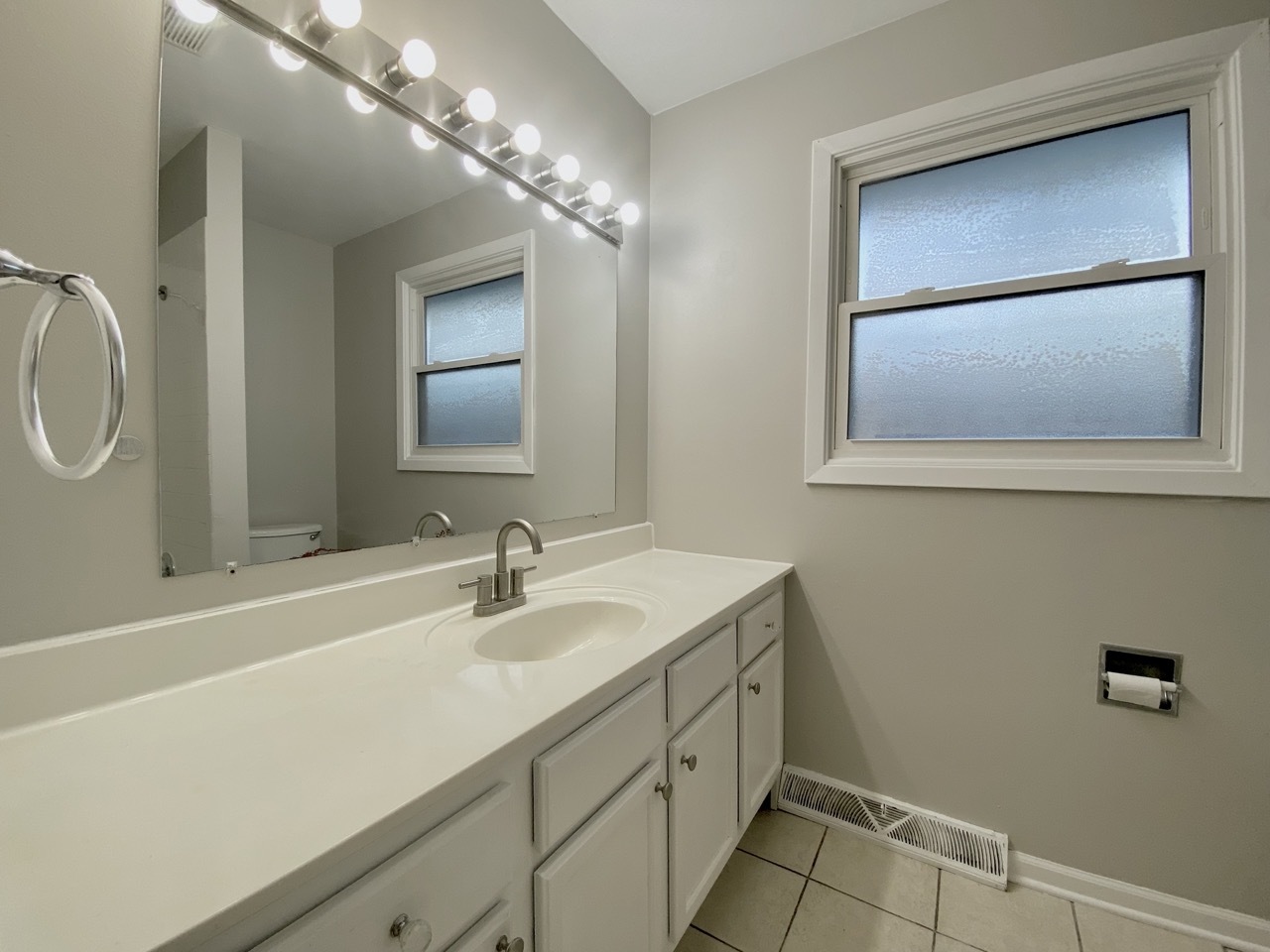 200 Patrick Drive South Elgin, IL 60177 - Photo 10 of 23 a bathroom with a sink a light fixture and a mirror