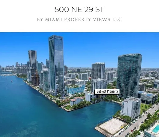 $3,100 | 500 Northeast 29th Street, Unit 608, Miami, FL 33137