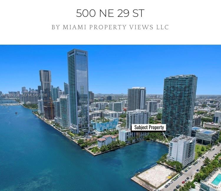 500 Northeast 29th Street, Unit 608 Miami, FL 33137 - Photo 1 of 36 a view of a city with tall buildings