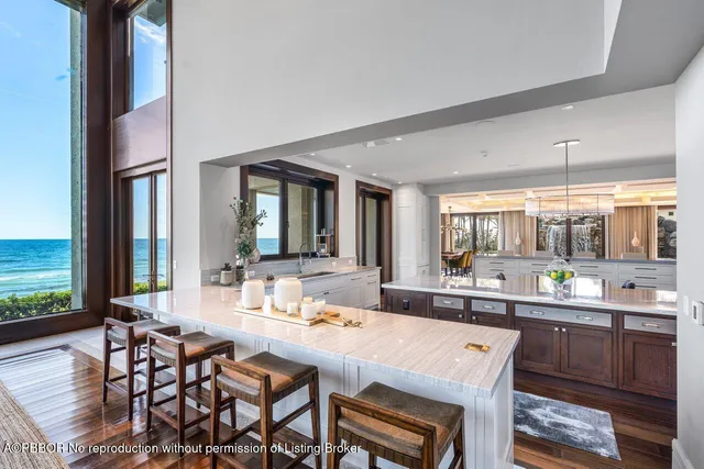 a view of a glass door and a glass door