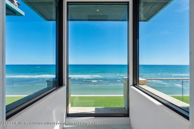 a hallway with wooden floor