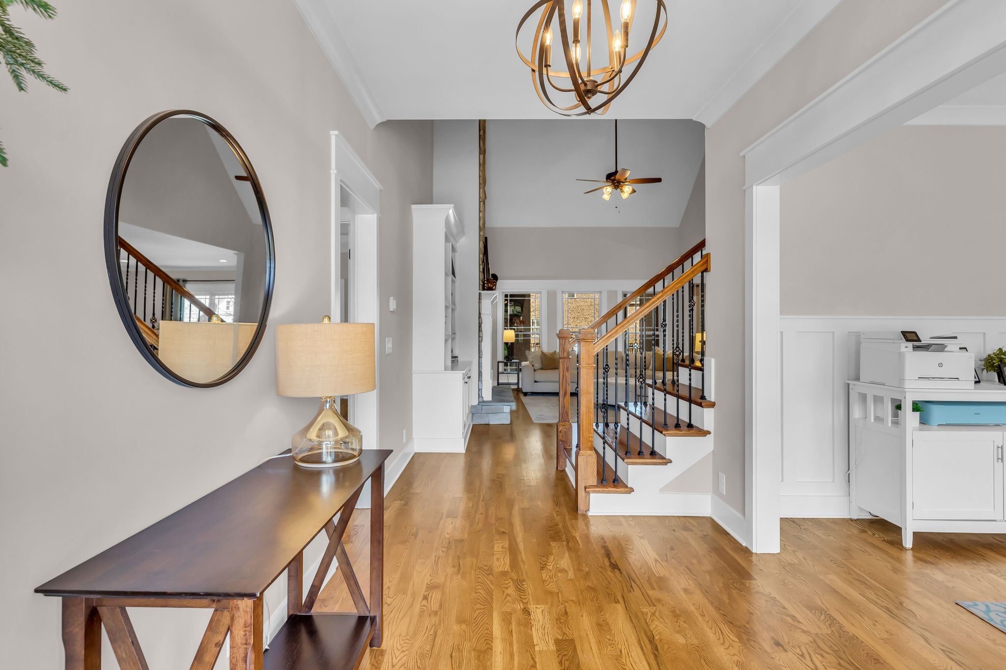 7816 Brenda Lane Murfreesboro, TN 37129 - Photo 6 of 53 a view of a livingroom with furniture and hardwood floor