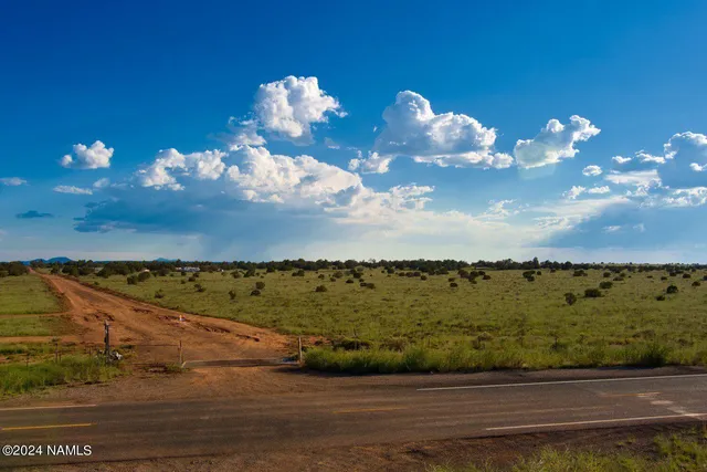 a view of a lake with a building in the background