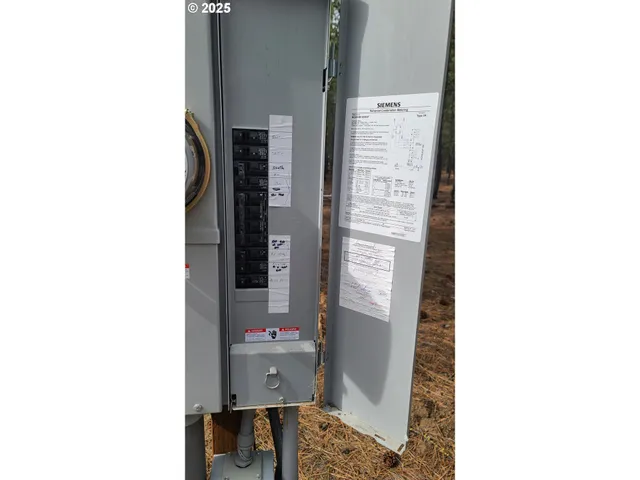 a view of a backyard with trees