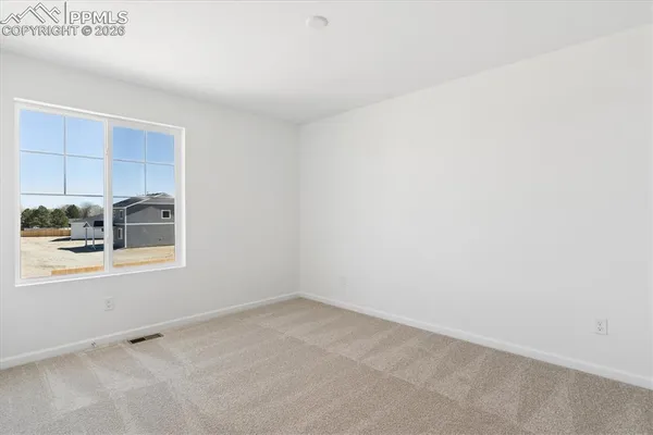 a view of a window in a room