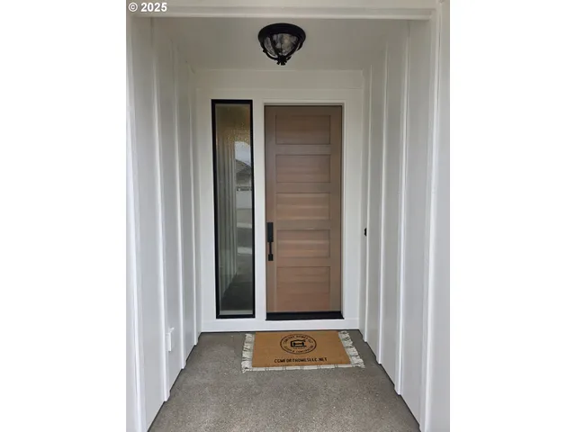 a view of front door of a house