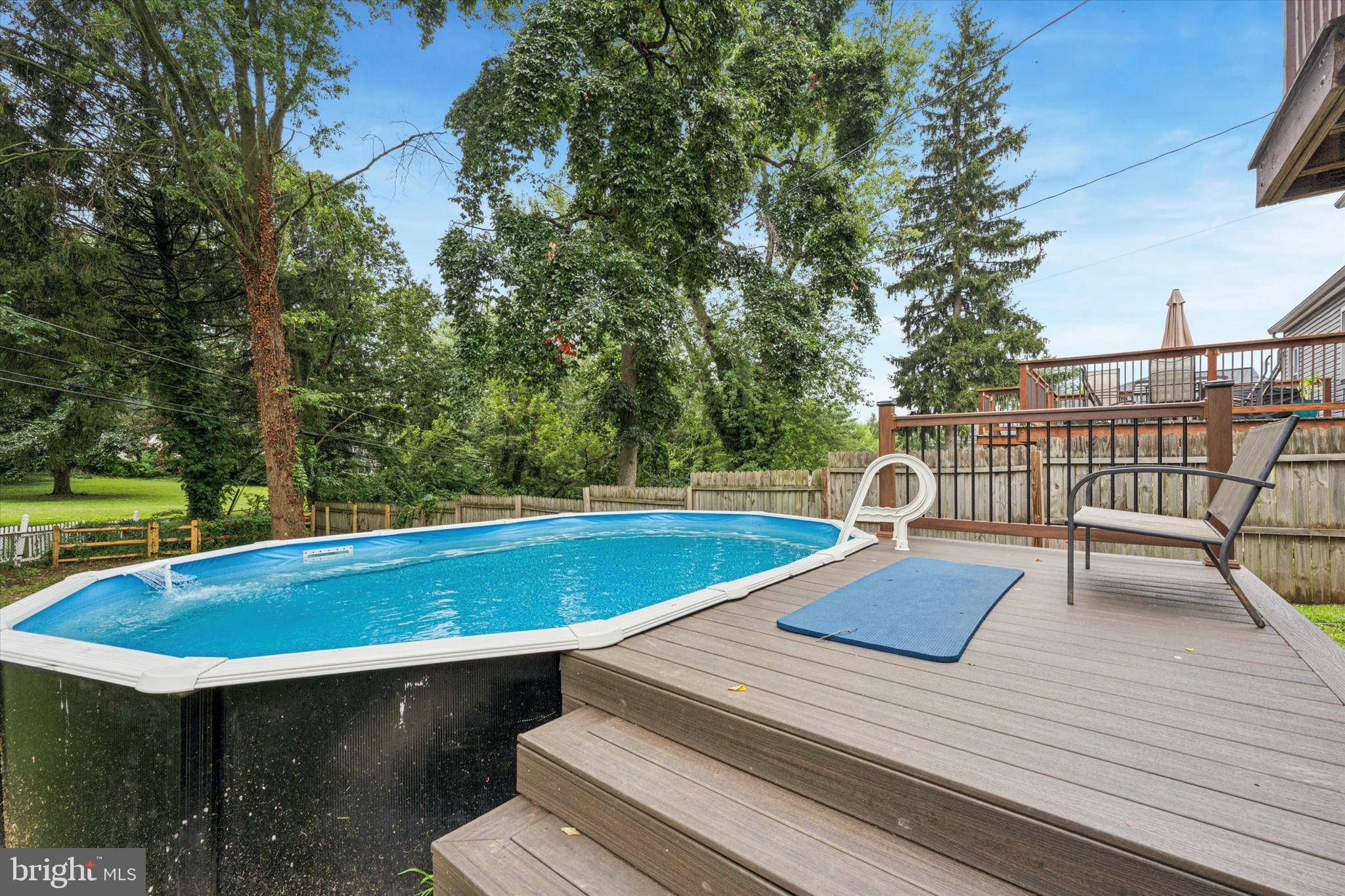 304 Providence Road Morton, PA 19070 - Photo 33 of 40 Above ground heated pool