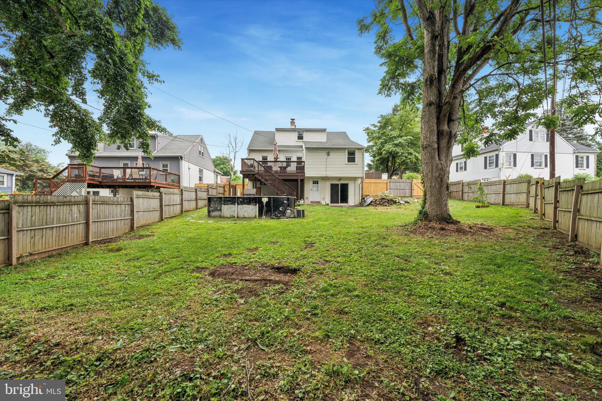 304 Providence Road Morton, PA 19070 - Photo 34 of 40 Deep, fenced back yard