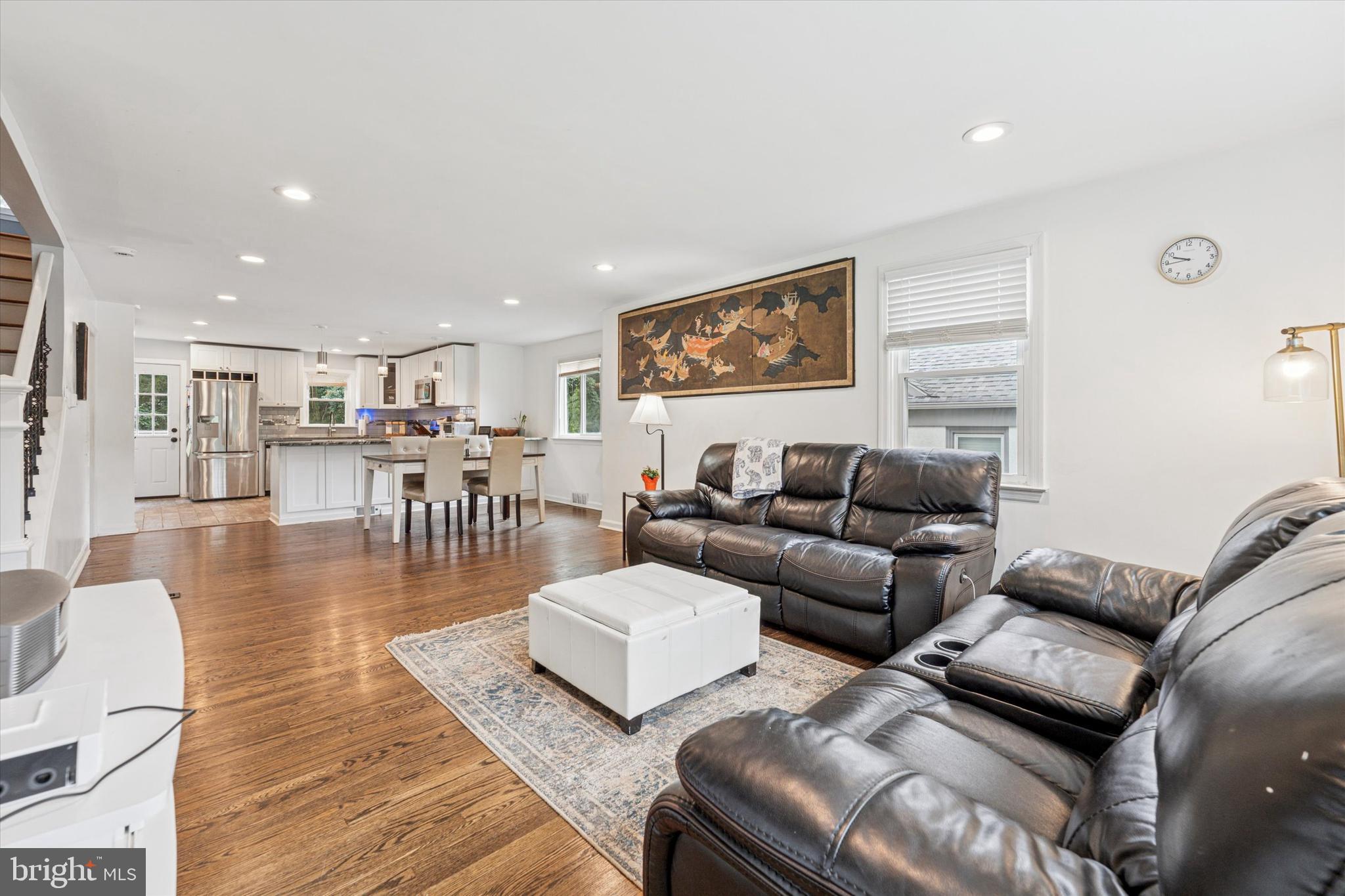 304 Providence Road Morton, PA 19070 - Photo 6 of 40 Family Room Opens to Dining Room and Kitchen