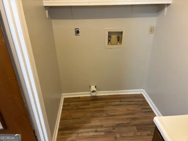 a view of wooden floor