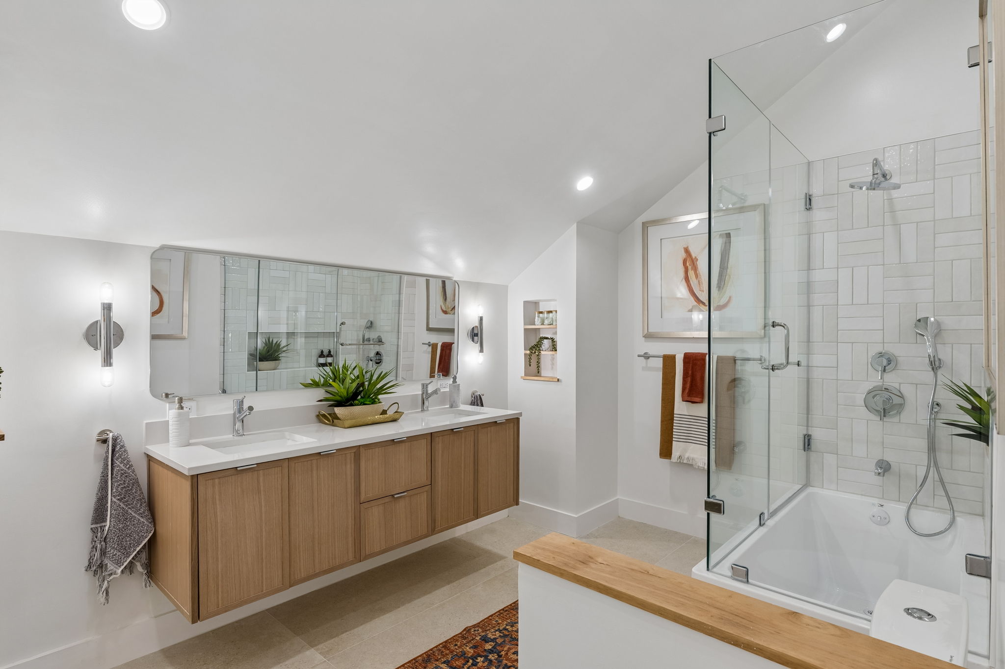 5305 Guadalupe Street, Unit A Austin, TX 78751 - Photo 15 of 31 Beautifully remodeled second bathroom