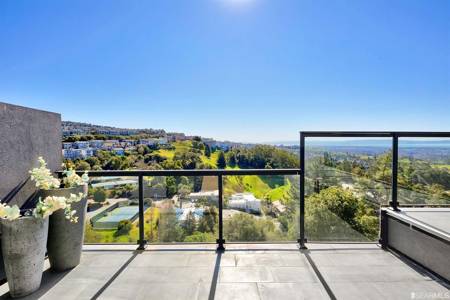 1538 Grand View Drive Berkeley, CA 94705 - Photo 14 of 30 a view of a city from a balcony