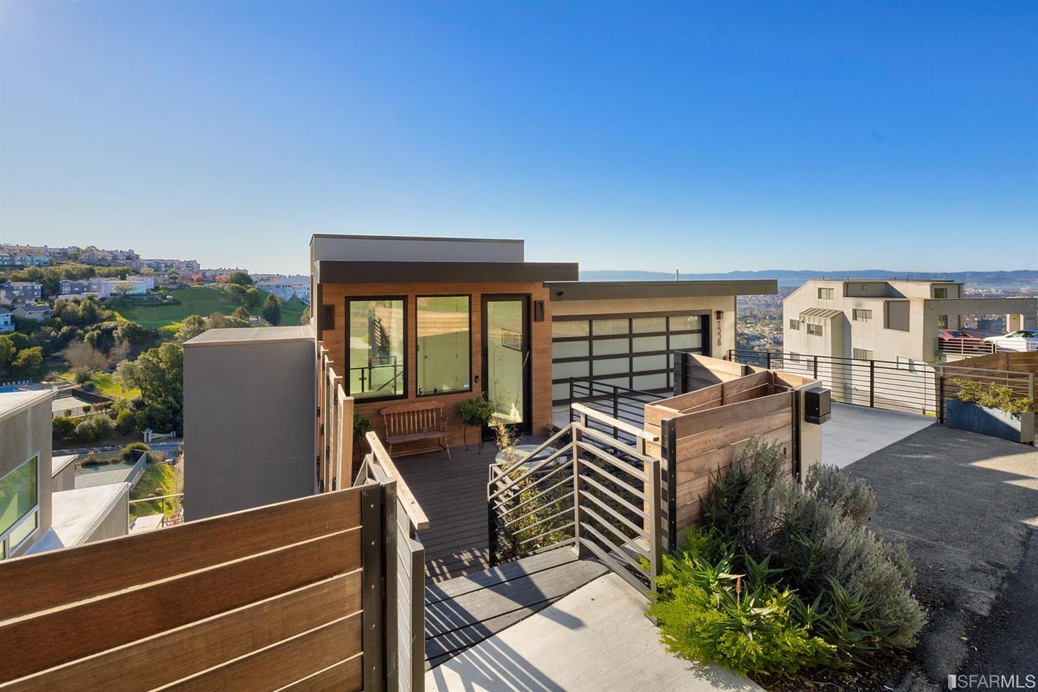 1538 Grand View Drive Berkeley, CA 94705 - Photo 24 of 30 a outdoor living space with furniture and mountain view
