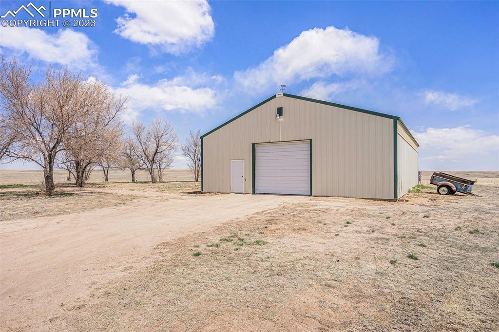 11615 Oil Well Road Calhan, CO 80808 - Photo 30 of 37 a view of large space with a snow in the yard