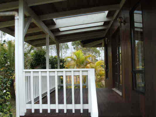 11-3108 Kahaualea Road Volcano, HI 96771 - Photo 6 of 25 a view of a porch