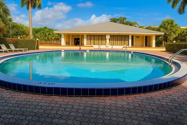 a view of a house with a swimming pool