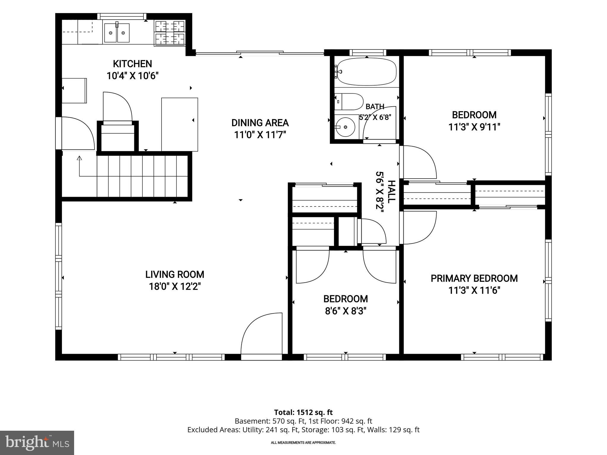 6035 Moorehead Road Baltimore, MD 21228 - Photo 39 of 43 2nd_floor_6035_moorehead_road_catonsville_with_dim