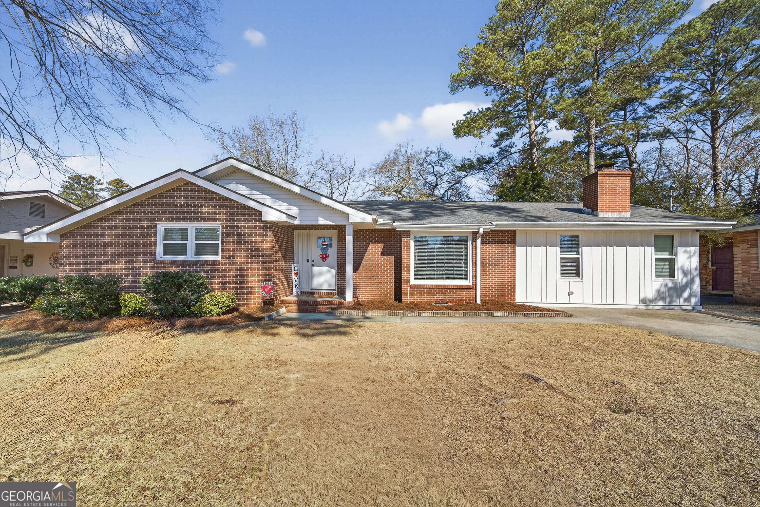 1739 Elmwood Road Milledgeville, GA 31061 - Photo 3 of 41 front view of a house with a porch