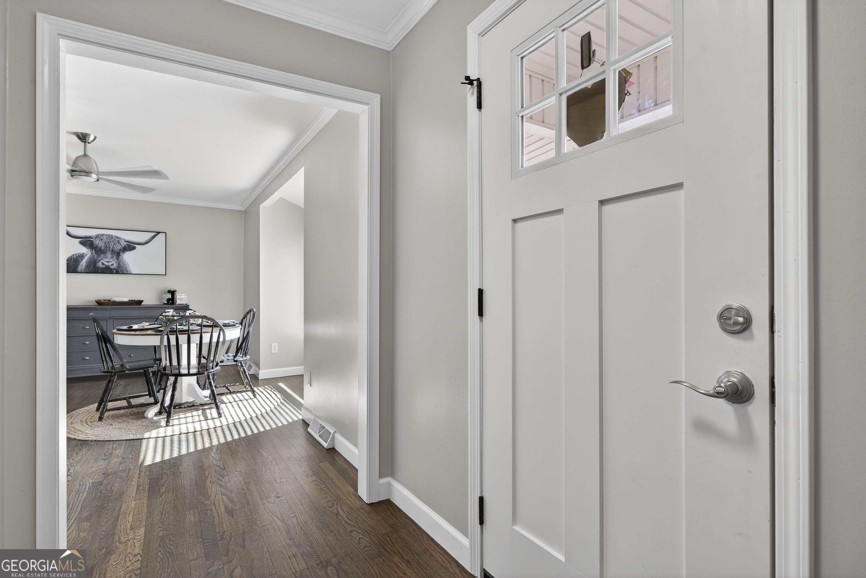 1739 Elmwood Road Milledgeville, GA 31061 - Photo 7 of 41 a dining room with furniture and wooden floor