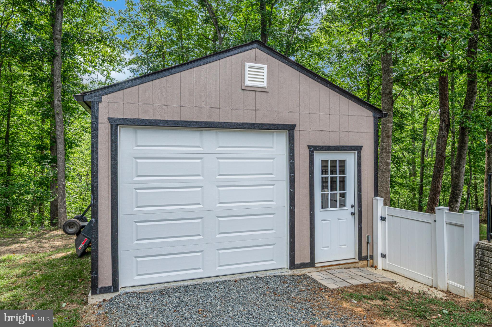 239 Toluca Road Stafford, VA 22556 - Photo 18 of 75 Charming garage nestled in nature.