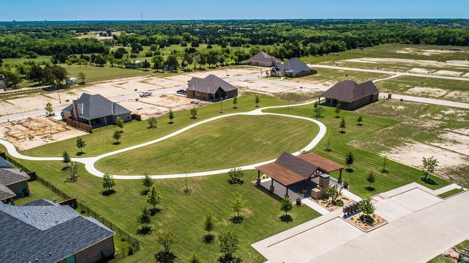 2438 Meridian Place Midlothian, TX 76065 - Photo 35 of 37 an aerial view of a pool patio patio and outdoor kitchen