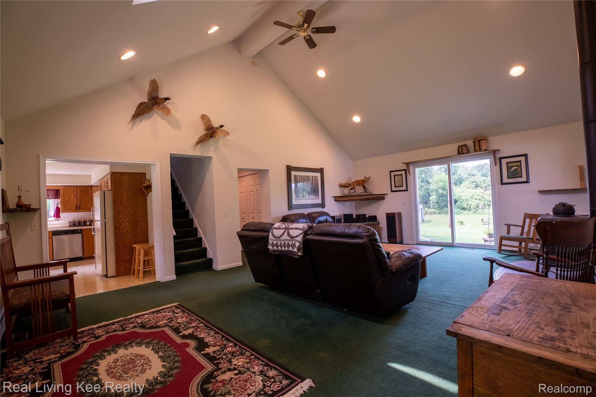 4230 Blood Road Metamora, MI 48455 - Photo 11 of 49 Great Room with vaulted ceiling.