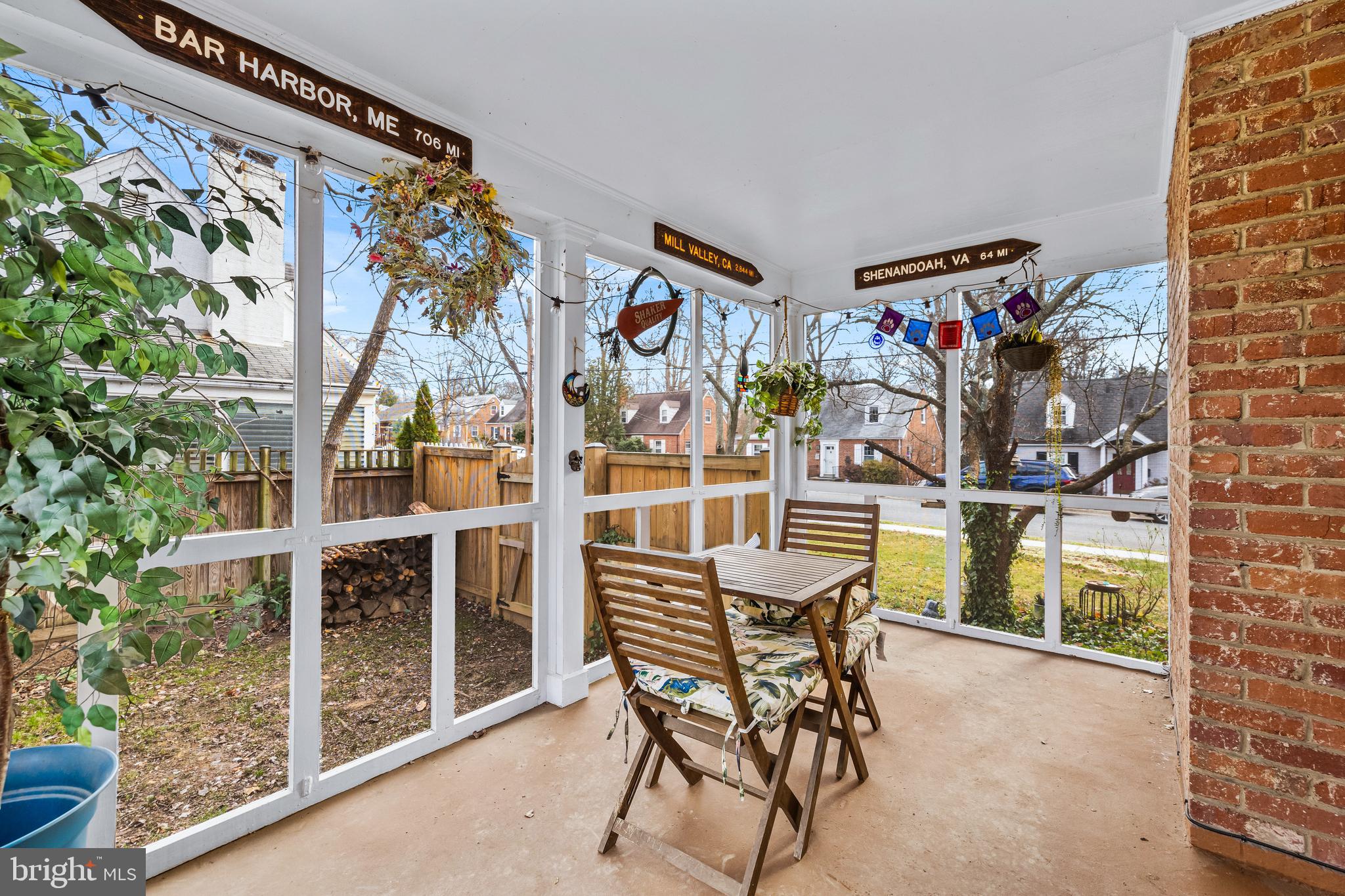 307 Marvin Road Silver Spring, MD 20901 - Photo 21 of 30 screened in patio in the side yard