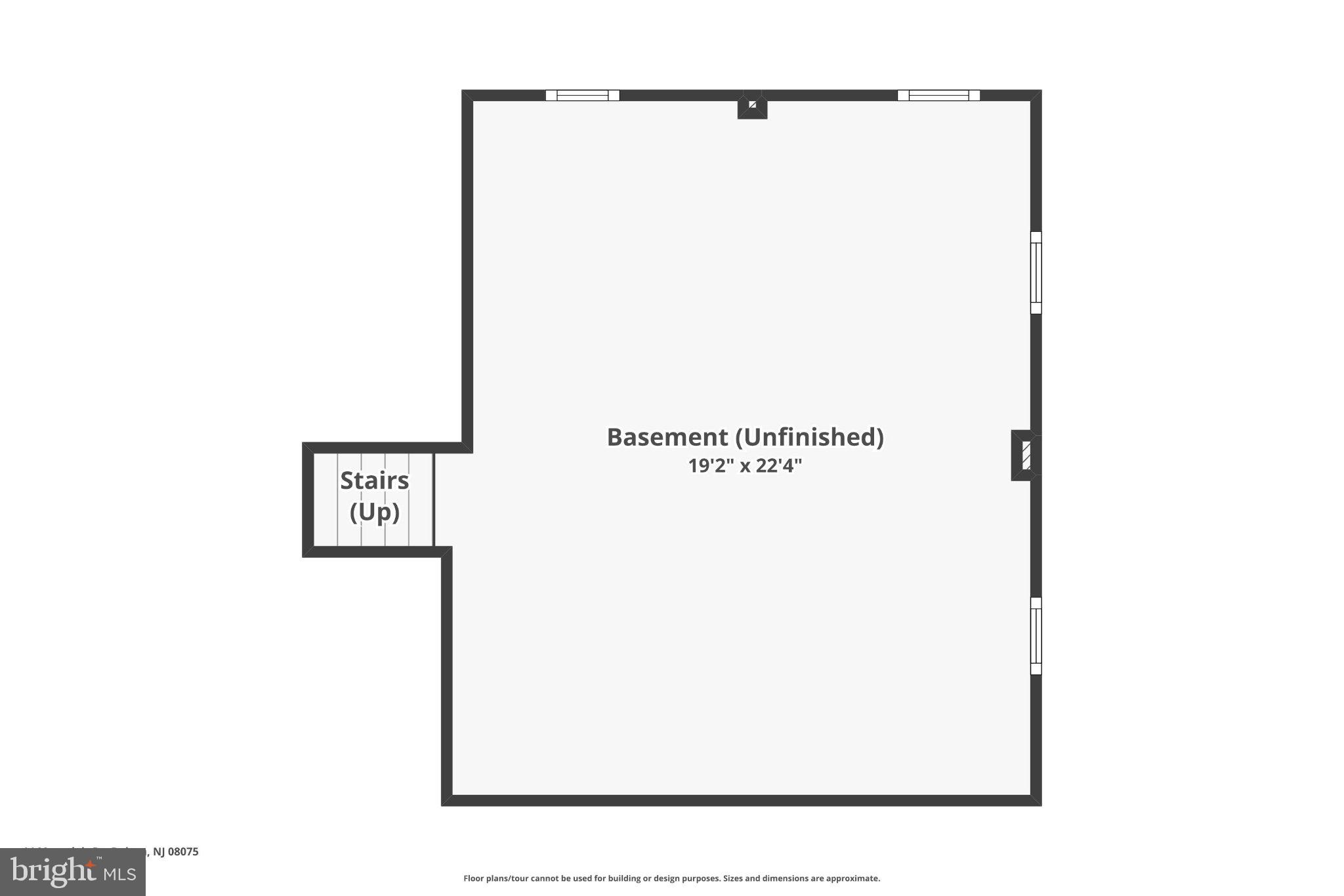 14 Montclair Drive Delran, NJ 08075 - Photo 41 of 46 Spacious Unfinished Basement Layout