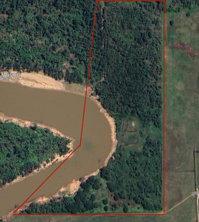 0 Redwood Street Rosharon, TX 77583 - Photo 9 of 11 a view of a lake with a yard and mountain view