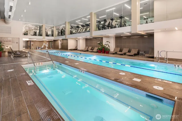 a kitchen with lots of counter top space