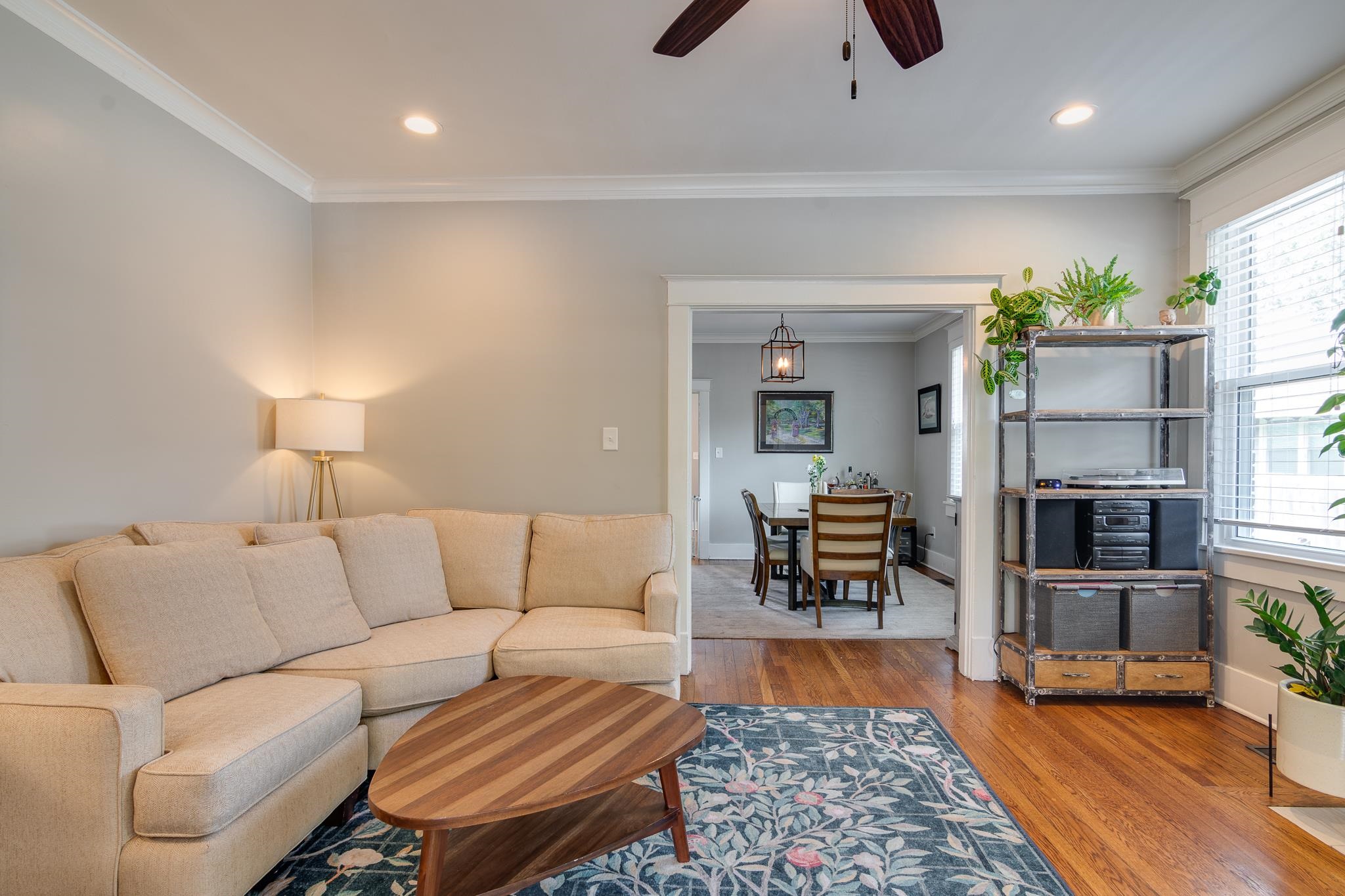 279 Angelus Street Memphis, TN 38112 - Photo 8 of 34 a living room with furniture and a fireplace