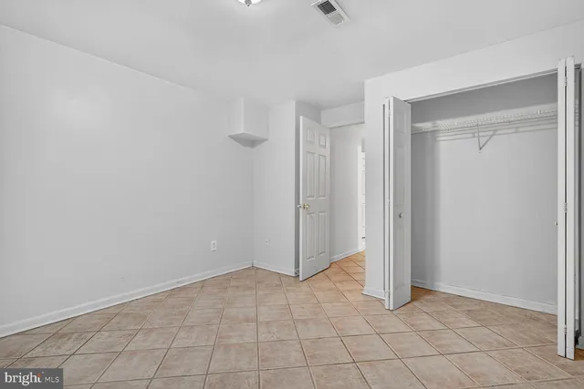 a view of an empty room