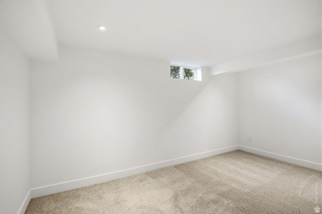 1187 East Ridgedale Circle Millcreek, UT 84106 - Photo 22 of 49 Neutral carpet flooring with white baseboards and walls