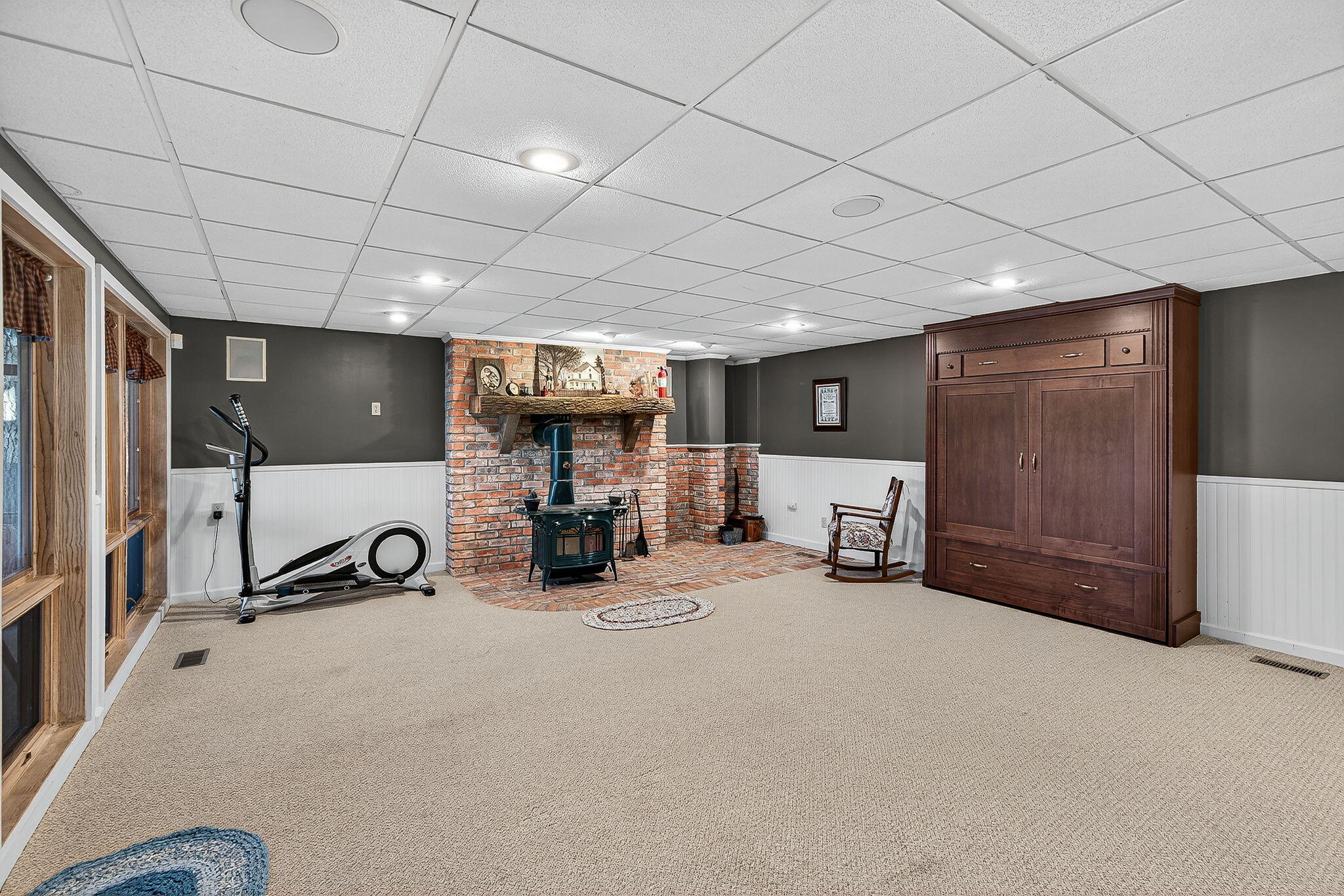 90888 Bluff Drive Marcellus, MI 49067 - Photo 48 of 79 Large rec room with Murphy bed