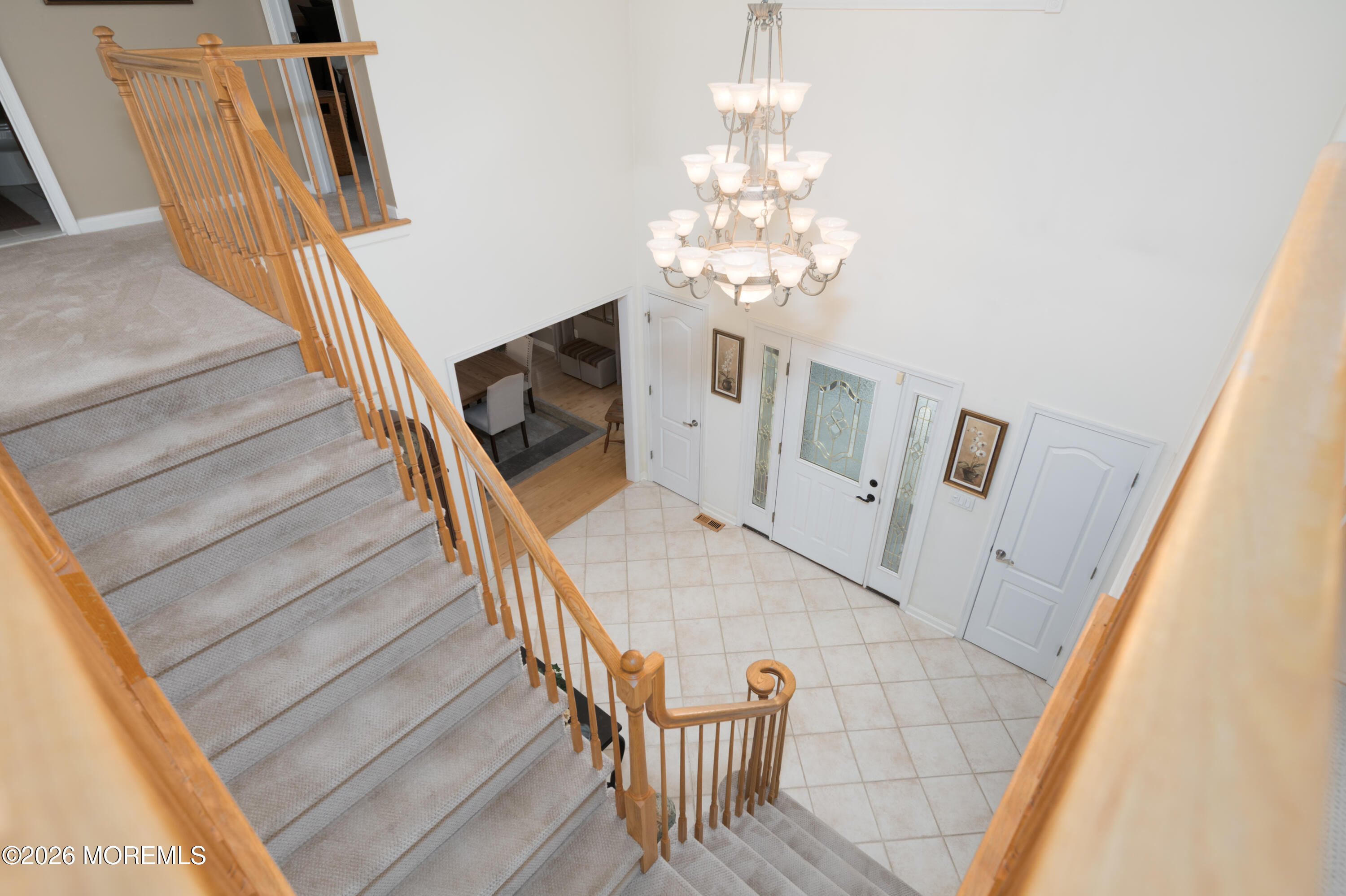 9 Rues Road Cream Ridge, NJ 08514 - Photo 25 of 56 a view of a livingroom with furniture staircase and front door