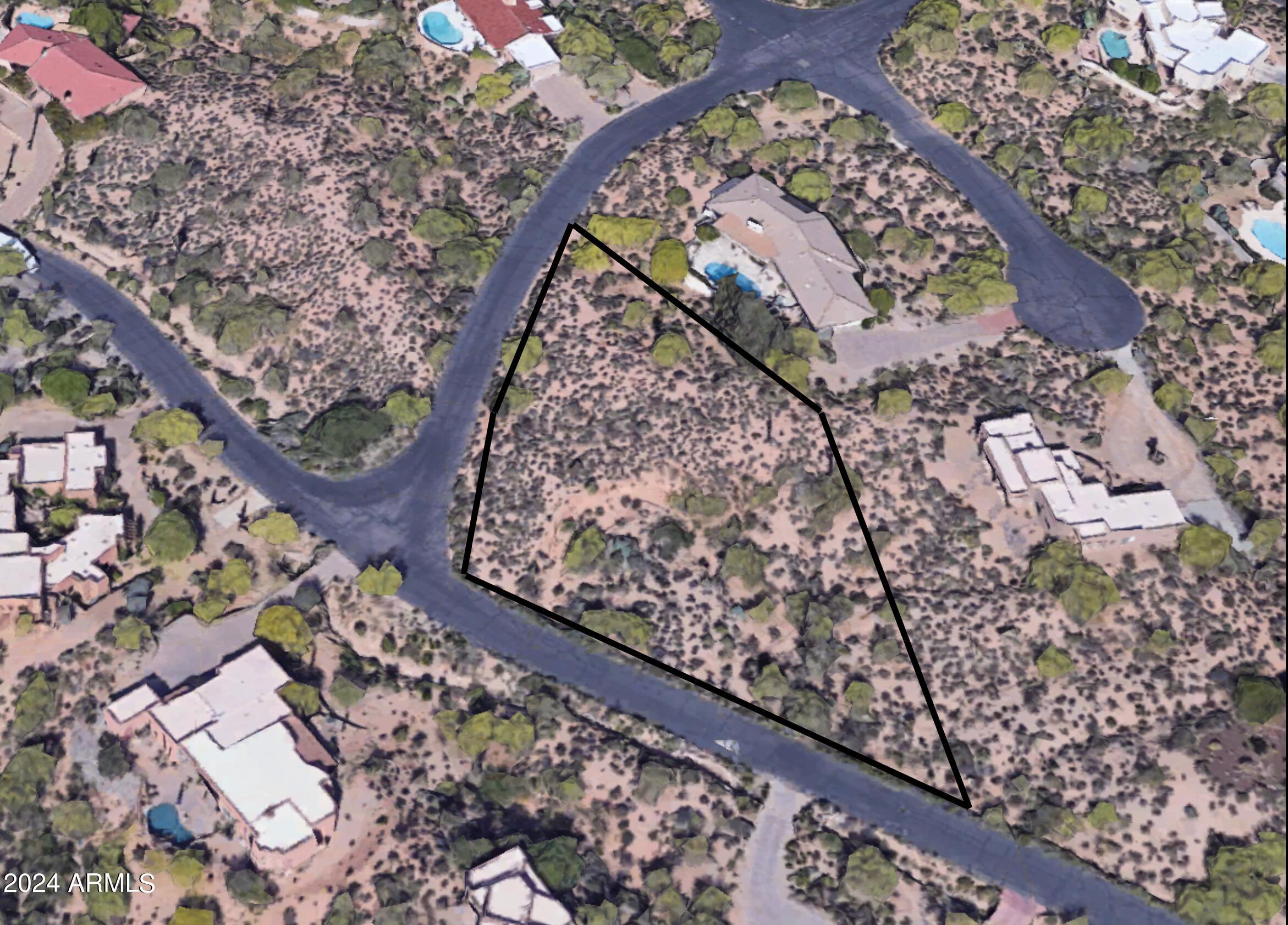 0 North Wild Flower Road, Unit 44 Carefree, AZ 85377 - Photo 2 of 3 Lot line