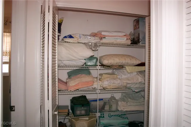 a close view of a utility room