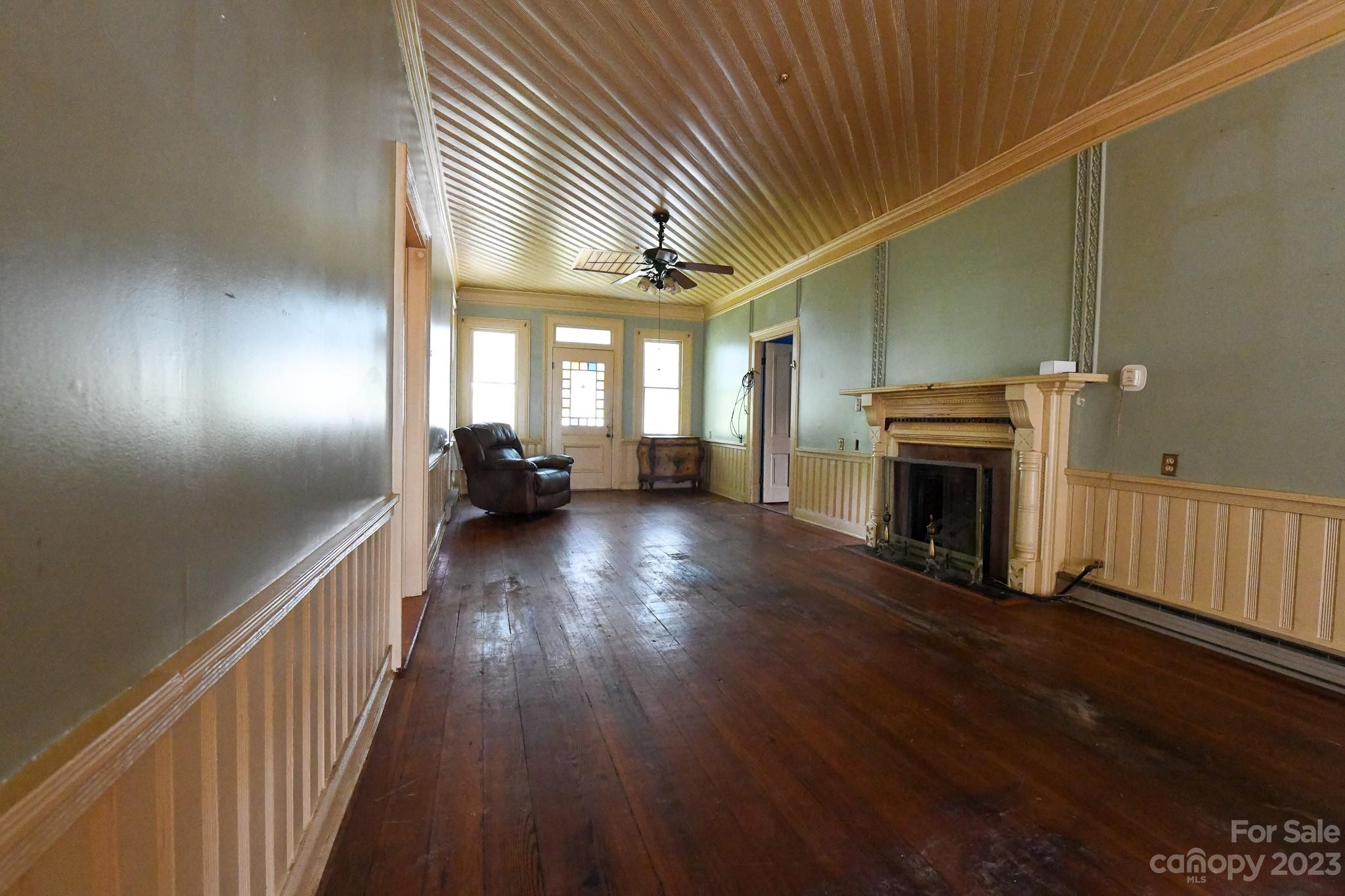 160 York Street Chester, SC 29706 - Photo 17 of 34 a view of a hallway with wooden floor