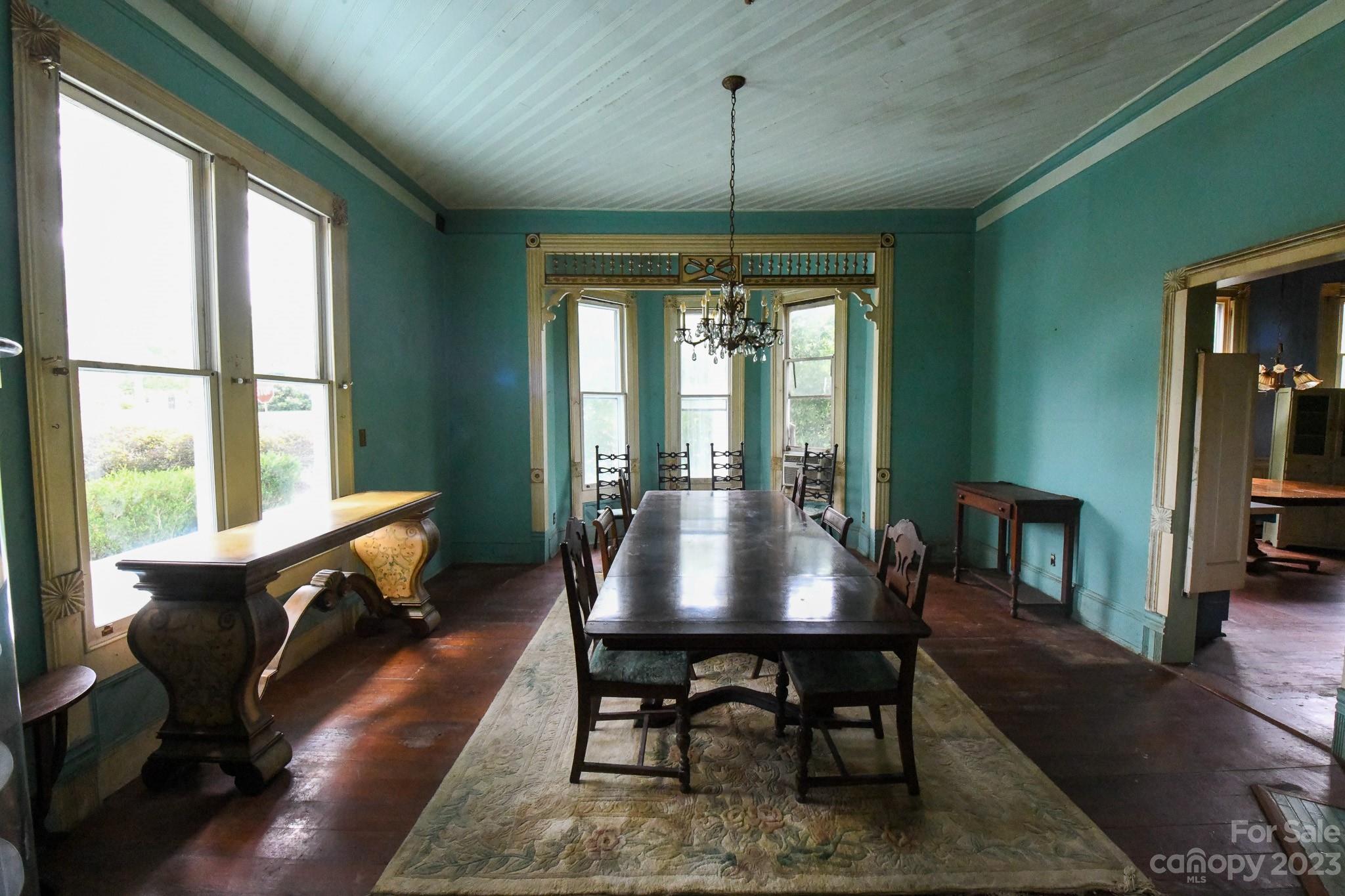 160 York Street Chester, SC 29706 - Photo 2 of 34 a view of a dining room with furniture window and wooden floor