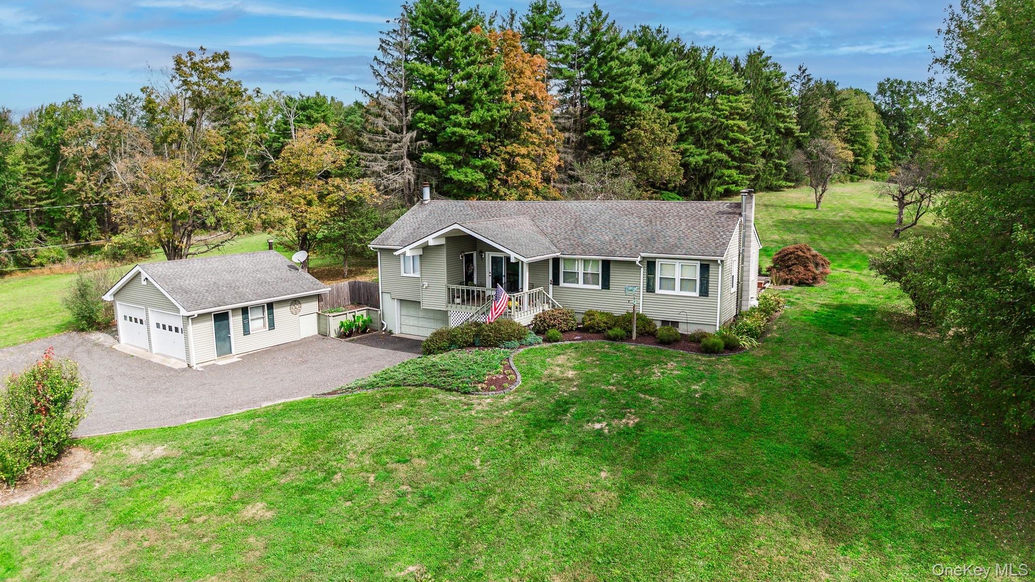 Front view of the house