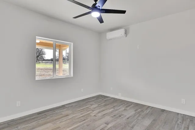 wooden floor in an empty room
