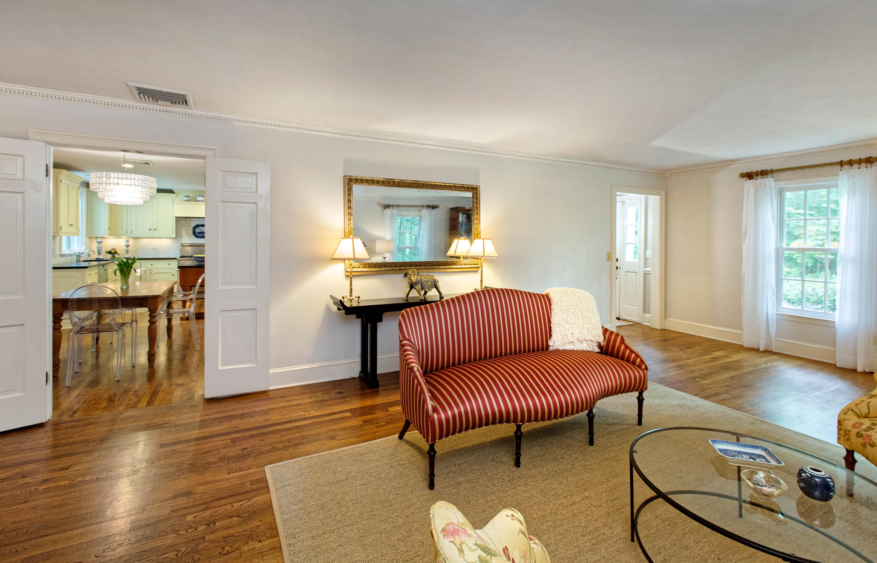 292 Briscoe Road New Canaan, CT 06840 - Photo 28 of 45 a living room with furniture and wooden floor