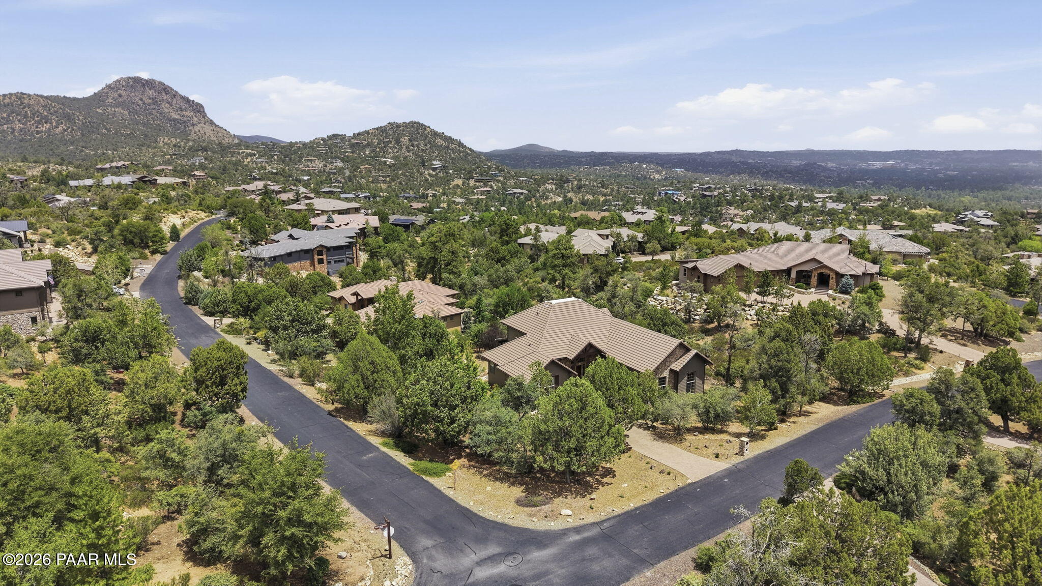 2144 Forest Mountain Road Prescott, AZ 86303 - Photo 48 of 51 4-Aerial Front 2