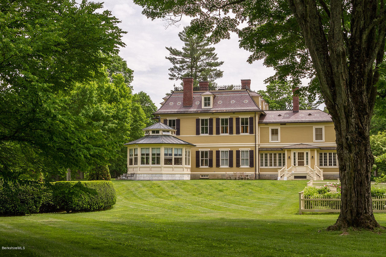 2 Glendale Middle Road Stockbridge, MA 01262 - Photo 3 of 24 a front view of a house with a garden