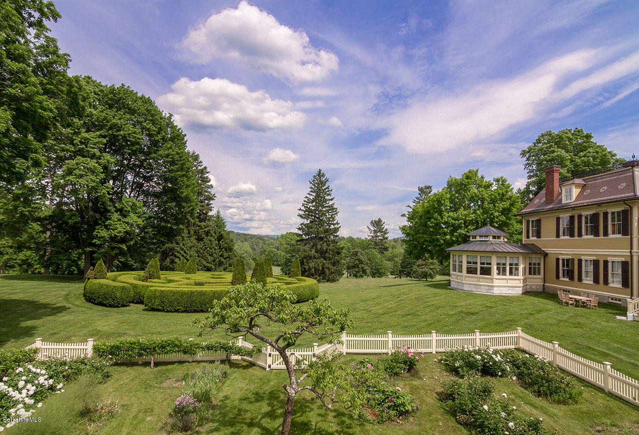 2 Glendale Middle Road Stockbridge, MA 01262 - Photo 22 of 24 a view of a garden with a house