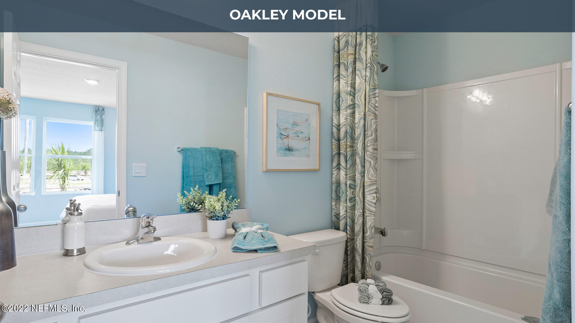 70 Java Lane St. Augustine, FL 32092 - Photo 11 of 31 a bathroom with a sink a toilet and shower