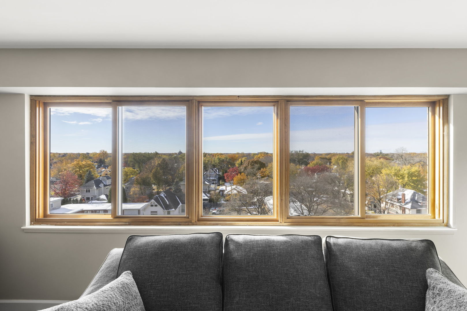 141 North La Grange Road, Unit 803 La Grange, IL 60525 - Photo 4 of 21 a living room filled with furniture and a window