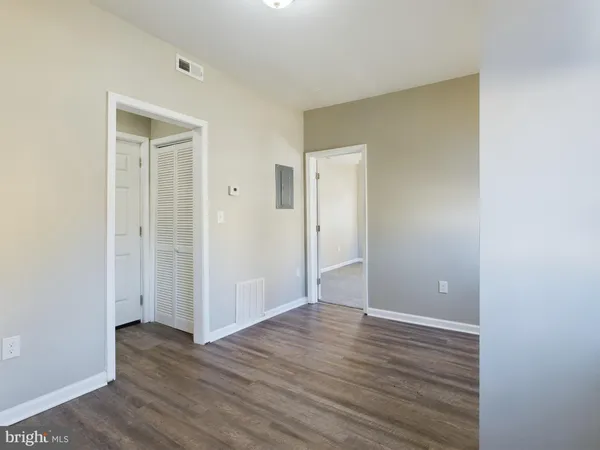 wooden floor in an empty room