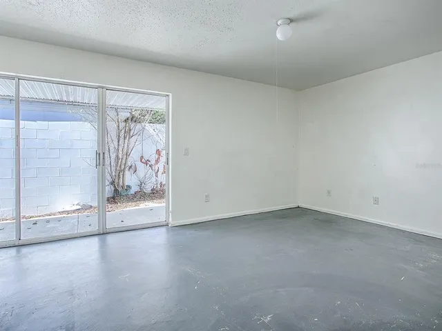 a view of a room with window