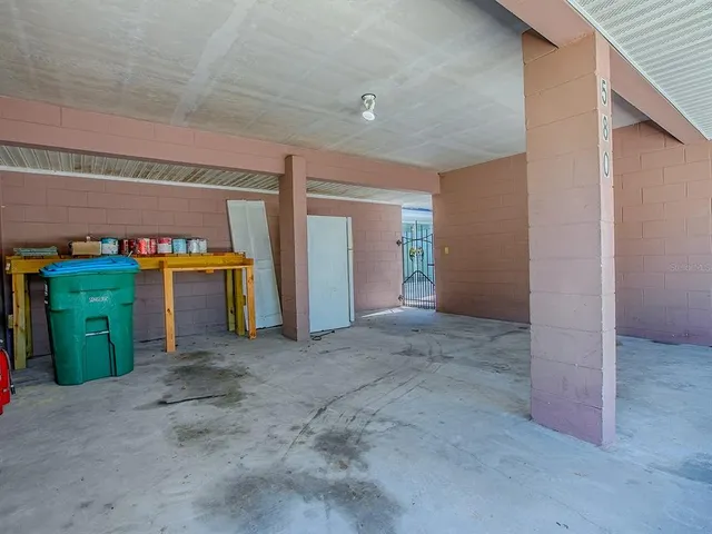 a view of a storage & utility room